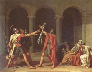 Jacques-Louis  David The Oath of the Horatii (mk05) china oil painting image